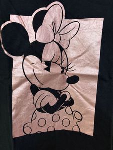Disney Minnie Mouse Black T-Shirt
