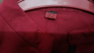 Maroon Full-Zip Casual Jacket