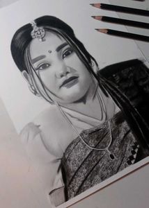 Pencil Portrait of a Woman