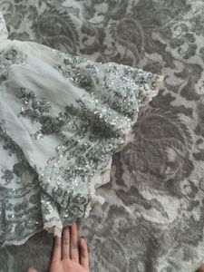 Sparkly White Halter Dress