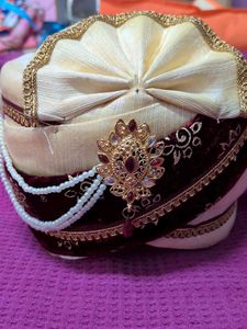 Embroidered Sherwani Turban/Pagri