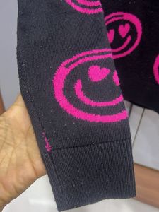 Smiley Face Knit Sweater