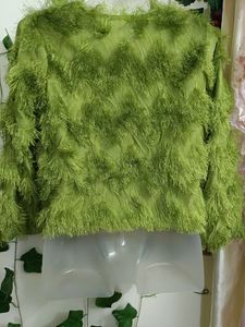 Fur Green Top