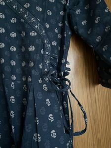 Boho Floral Wrap Top