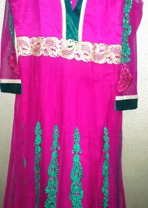 New Majenta Anarkali