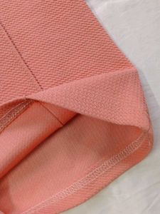 Flared Textured Pants