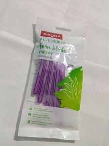 5 Double Blade Razors By Sirona (Disposable)