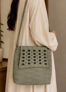 Unique Textured Shoulder Bag