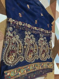 Elegant Unstitched Dress Material