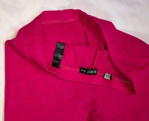 Vibrant Pink Cropped Leggings high quality smooth