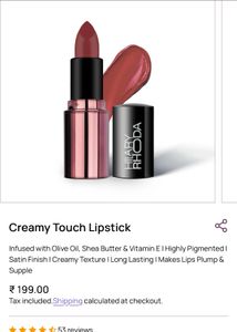 Hilary Rhoda Creamy Touch Lipstick