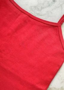 ♥️Vibrant Red Camisole Top for girls