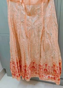 Beautiful Printed Kurta with skirt set