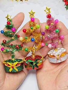 Miniature Christmas Trees Set