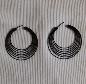 Black earrings