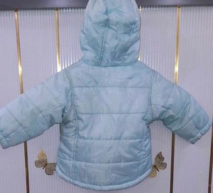 cozy sea green imported jacket for 12m/o babies