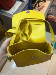 Vibrant Yellow Handbag