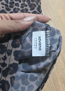 Sheer Leopard Print Tank Top