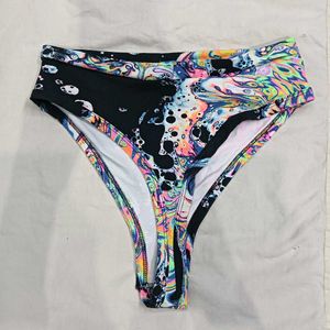 Vibrant🔥 Psychedelic Print Bikini Bottoms