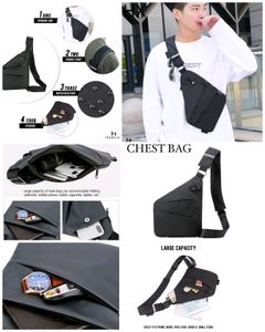 -STYLEISH CHEST CROSS BAG