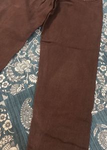 Brown Denim Jeans