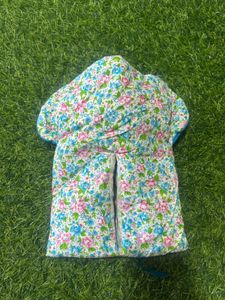 Vintage Floral Baby Doll with Blanket