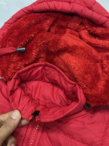Red Sleeveless Puffer Vest