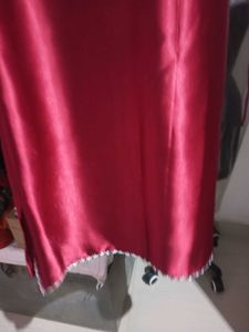 Maroon Embellished Kaftan