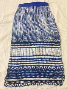 printed long boho skirt