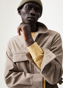 h&amp;m overshirt jacket coat