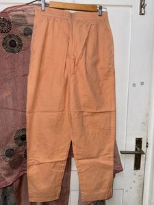 Elegant Rose Gold Kurta Set with Dupatta
