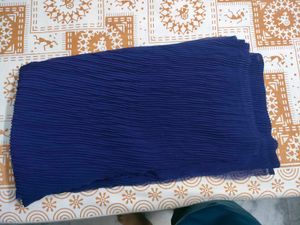 Blue Crinkle Fabric