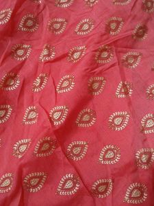 Embroidered Sequin Blouse And lengha