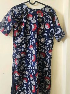Floral Print  stitched Kurta