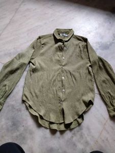 Olive Green Jacket/Shirt