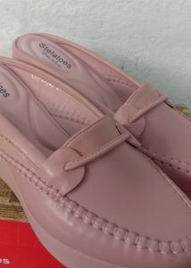 Nude Pink Mules -  Loafers