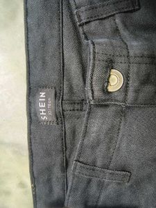 Shein Heart Print Black Jeans | Size 30