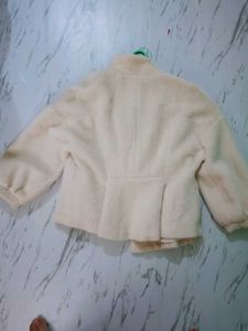 Cream Teddy Coat