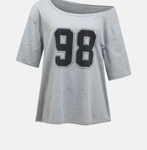 Grey '98' Graphic T-Shirt
