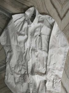 Classic White Button-Down Shirt