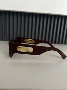 Stylish Brown Rectangular Sunglasses