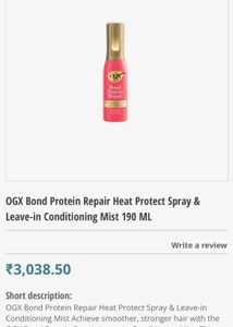 OGX Bond Protein Repair Hair Spray - 1 pc