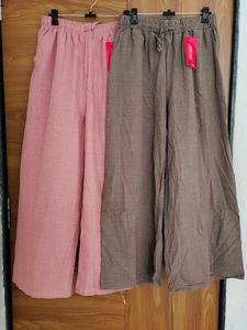 Linen trousers Pants (Set of 2)