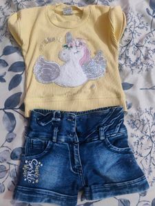 combos yellow 🟡 🟡 dress for baby girl