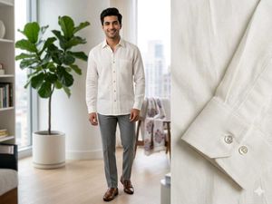 Men's Classic Linen Shirt