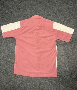 Retro Striped Short Sleeve Shirt