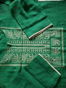 Silk Embroidered Kurti