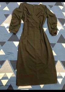 Elegant black Wrap Dress😌💅