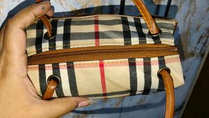 LacVert Burberry check Makeup Pouch