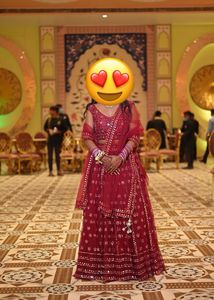 partywear mirrorwork, Lehenga, Chunni or Choli